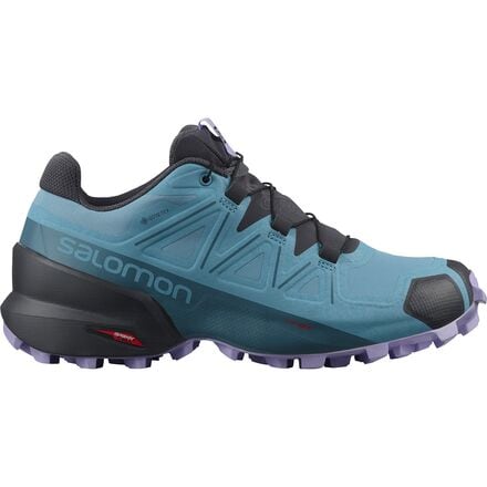 Salomon - Speedcross 5 GTX Trail Running Shoe - Women's - Delphinium Blue/Mallard Blue/Lavender