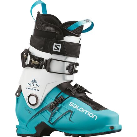 Salomon - MTN Explore Alpine Touring Boot - 2022 - Women's - White/Scuba Blue/Maroccan Blue