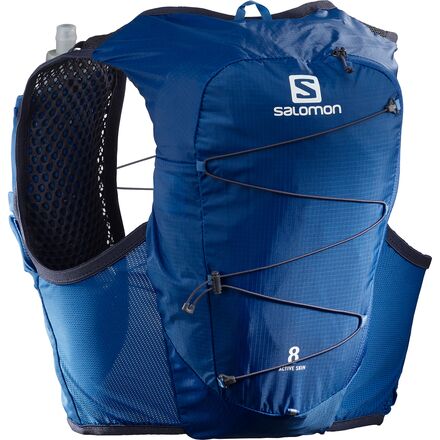 Salomon - Active Skin 8L Set Vest - Nautical Blue/Mood Indigo