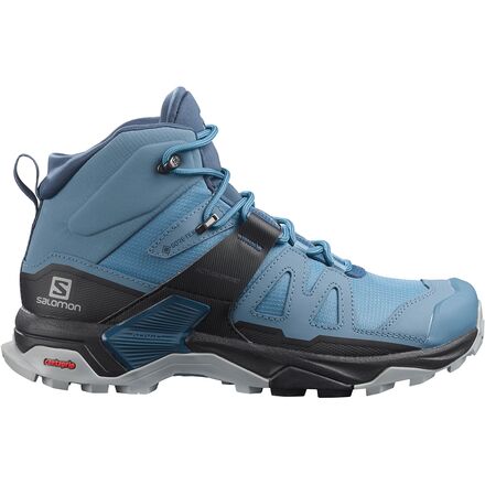 Salomon - X Ultra 4 Mid GTX Hiking Shoe - Women's - Copen Blue/Black/Dark Denim