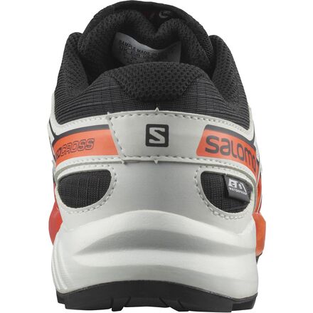 Salomon - Speedcross CS Waterproof Hiking Shoe - Kids' - Black/Lunar Rock/Cherry Tomato