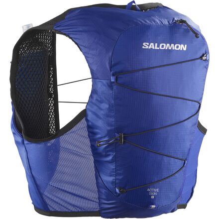 Salomon - Active Skin 8 Set Vest - Surf The Web/Black