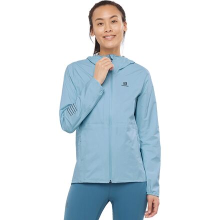 Salomon - Bonatti 2.5 Layer Jacket - Women's - Crystal Blue/Mallard Blue