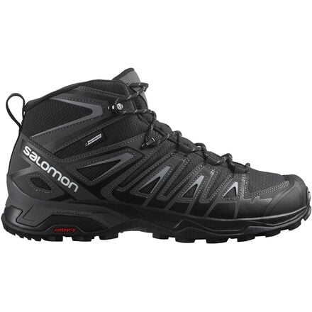 Salomon - X Ultra Pioneer Mid CSWP Hiking Boot - Men's - Black/Magnet/Monument