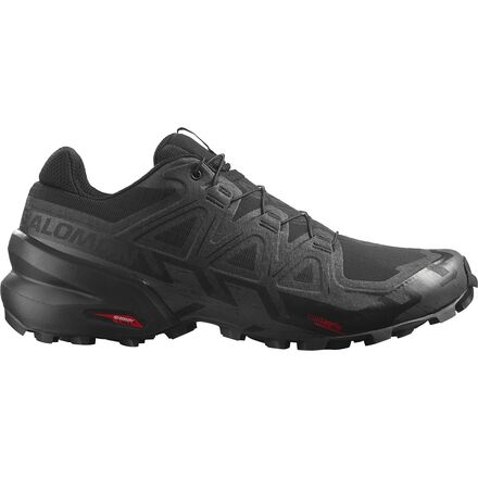Salomon - Speedcross 6 Wide Trail Running Shoe - Men's - Black/Black/Magnet