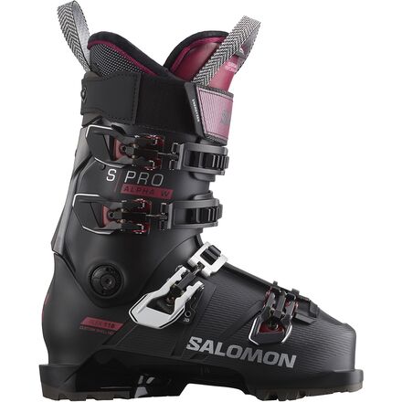 Salomon - S/Pro Alpha 110 EL Ski Boot - 2023 - Women's - Black/Cordovan/Silver