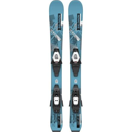 Salomon - Qst Xs Ski + Binding - 2023 - Kids' - Blue/Grey