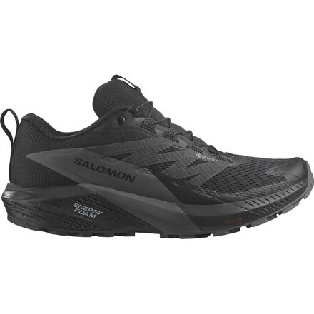Salomon - Sense Ride 5 GTX Trail Running Shoe - Women's - Black Magnet Black