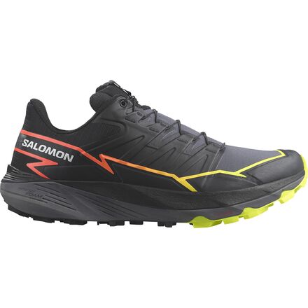 Salomon - Thundercross Trail Running Shoe - Men's - Black/Quiet Shade/Fiery Coral