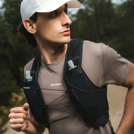 Salomon - Active Skin 4L Running Hydration Vest + Flasks