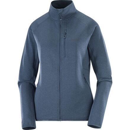 Salomon - Sntial Lightwarm Full-Zip Jacket - Women's - Blue Nights