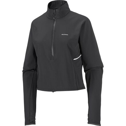 Salomon - Sense Aero Hybd CP Pullover Top - Women's - Deep Black