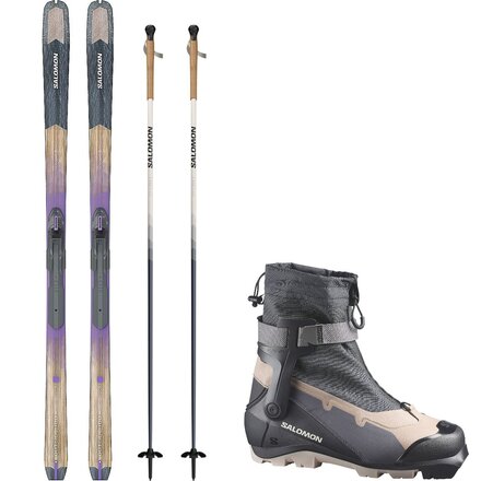 Outside 100 Grip Touring Ski Package w/ Poles