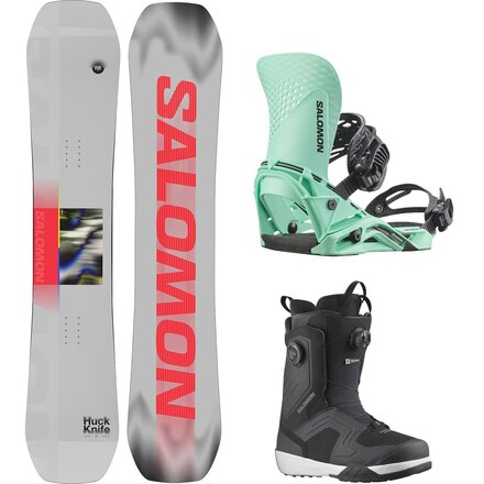 Huck Knife w/ Dialogue Dual BOA + Hologram Snowboard Pkg