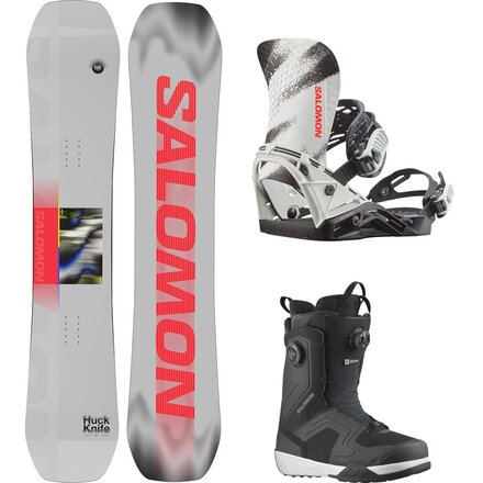 Huck Knife w/ Dialogue Dual BOA + Hologram Snowboard Pkg