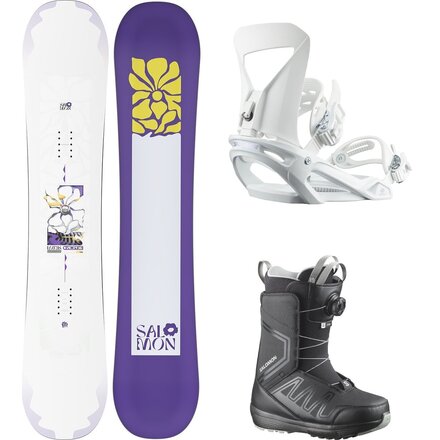 Lotus w/ Pearl BOA + Spell Snowboard Pkg - Women's
