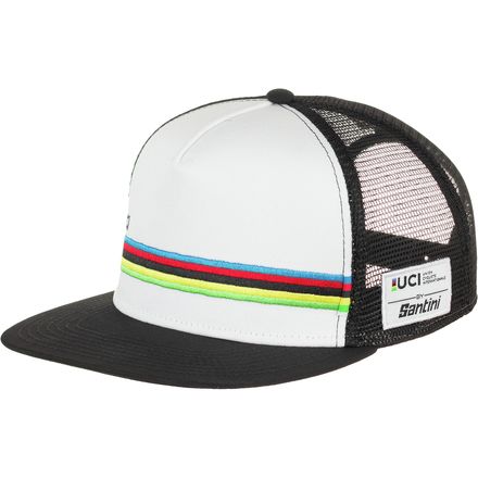 Santini - UCI Rainbow Trucker Hat