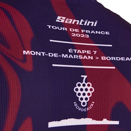 Santini - TDF 2023 Official Bordeaux Jersey - Men's