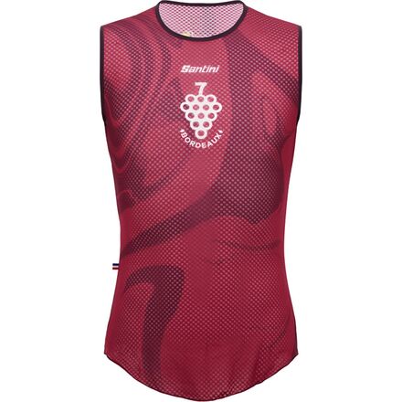 Santini - TDF 2023 Official Bordeaux Sleeveless Baselayer - Men's - Print