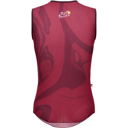 Santini - TDF 2023 Official Bordeaux Sleeveless Baselayer - Men's