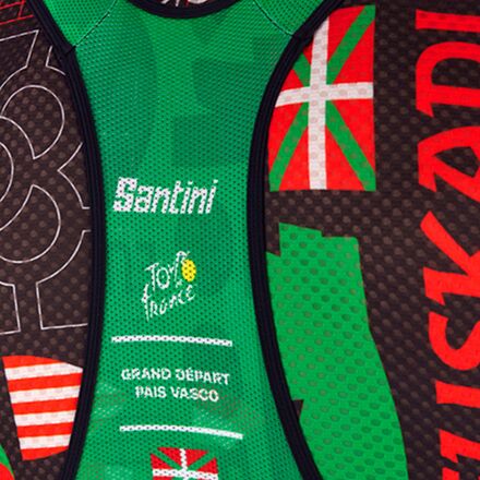 Santini - TDF 2023 Official Grand Depart PaisVasco Sleeveless - Men's