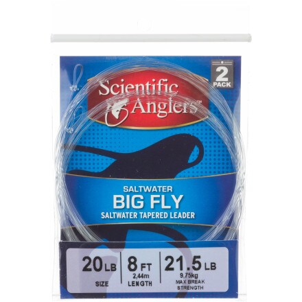 Scientific Anglers - Saltwater Big Fly Tapered Leader - 2 Pack