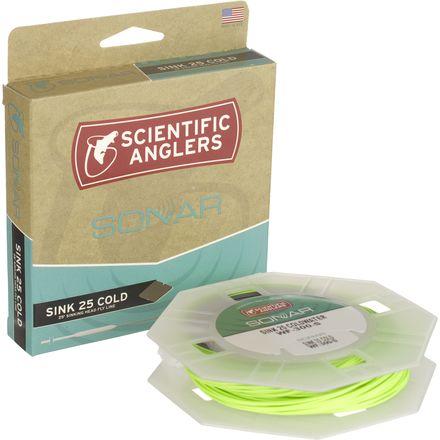 Scientific Anglers - Sonar Sink 25 Cold Fly Line - Green / Charcoal