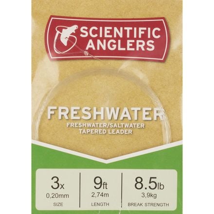 Scientific Anglers - Premium Nylon Leader - Single Pack - One Color