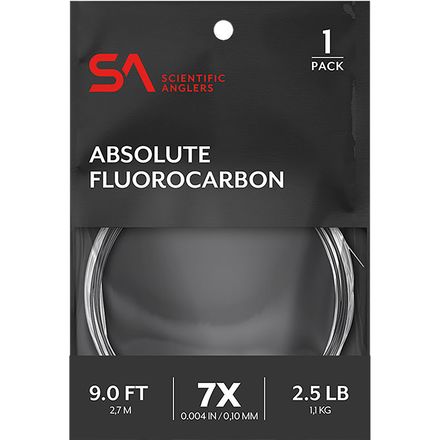 Scientific Anglers - Absolute Fluorocarbon 9-Foot Leader - Clear