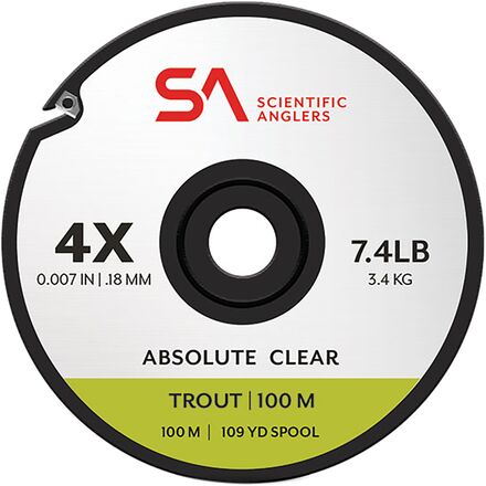 Scientific Anglers - Absolute Trout Tippet - 100m - Clear