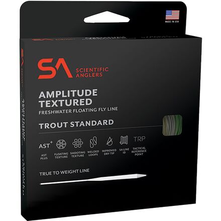 Scientific Anglers - Amplitude Trout Standard Textured Fly Line - Green/Willow/Dark Willow