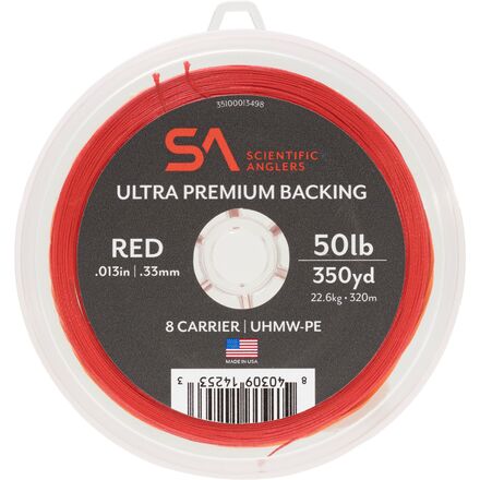 Scientific Anglers - Ultra Premium Backing - 350yd - Red
