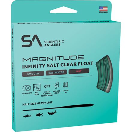 Scientific Anglers - Magnitude Smooth Infinity Salt Full Clear Float Line - Clear