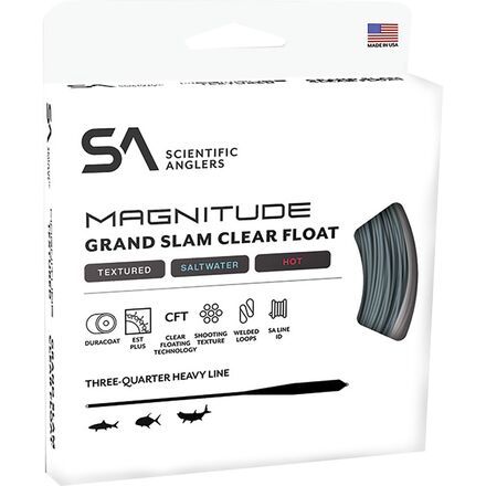 Scientific Anglers - Magnitude Textured Grand Slam 10ft Clear Float Tip Line - Horizon/Clear