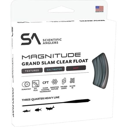 Scientific Anglers - Magnitude Textured Grand Slam Full Clear Float Line - Clear