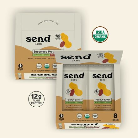 SEND Bars - Organic Protein Bar- 8-Pack