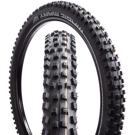 Schwalbe Magic Mary Tire 29 X 2.4 Clincher – Wire Bead Performance Line Addix – Black, Knobby Tread