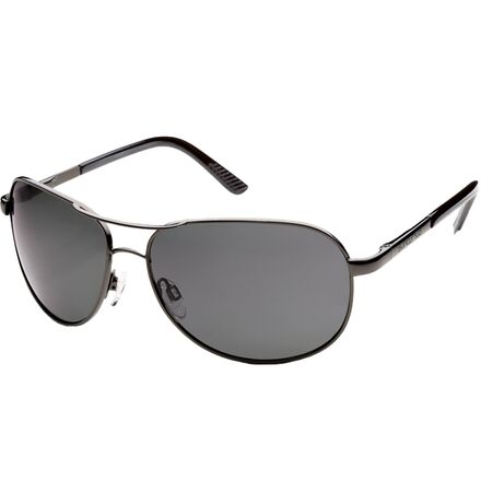 Suncloud Polarized Optics - Aviator Polarized Sunglasses - Silver/Polarized Gray