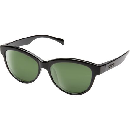 Suncloud Polarized Optics - Bayshore Polarized Sunglasses - Black/Polarized Gray Green