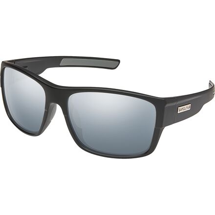 Suncloud Polarized Optics - Range Polarized Sunglasses - Matte Black/Polarized Silver Mirror