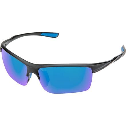 Suncloud Polarized Optics - Sable Polarized Sunglasses - Matte Black/Polarized Blue Mirror