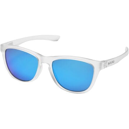 Suncloud Polarized Optics - Topsail Polarized Sunglasses - Matte Crystal/Polar Blue Mirror