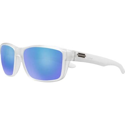 Suncloud Polarized Optics - Mayor Polarized Sunglasses - Matte Crystal/Polar Blue Mirror