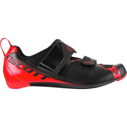 Scott - Tri Pro Cycling Shoe - Men's - Black/Neon Red Gloss