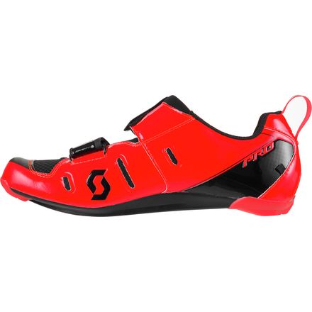 Scott - Tri Pro Cycling Shoe - Men's - Black/Neon Red Gloss