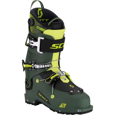 Scott - Freeguide Carbon Alpine Touring Boot - 2022 - Military Green/Yellow