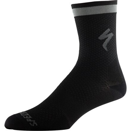 Specialized - HyperViz Soft Air Reflective Tall Sock - Black