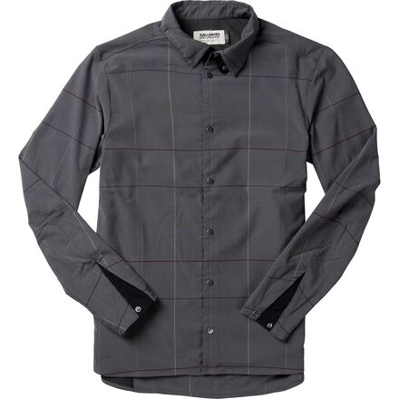 Specialized - x Fjallraven Rider's Long-Sleeve Flannel Shirt - Men's - Gray Flag Window