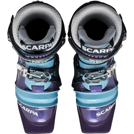 Scarpa - T2 Eco Telemark Boot - 2022 - Women's - Bourgogne/Polar Blue
