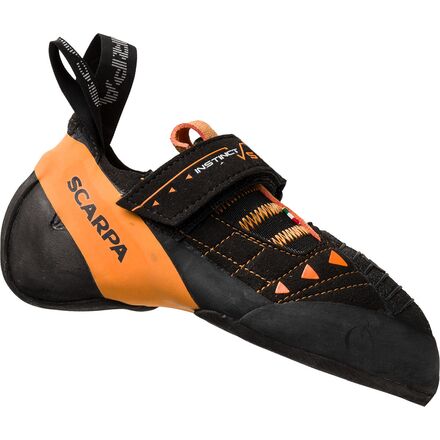 Scarpa - Instinct VS Climbing Shoe - Vibram XS Edge - Black/Orange